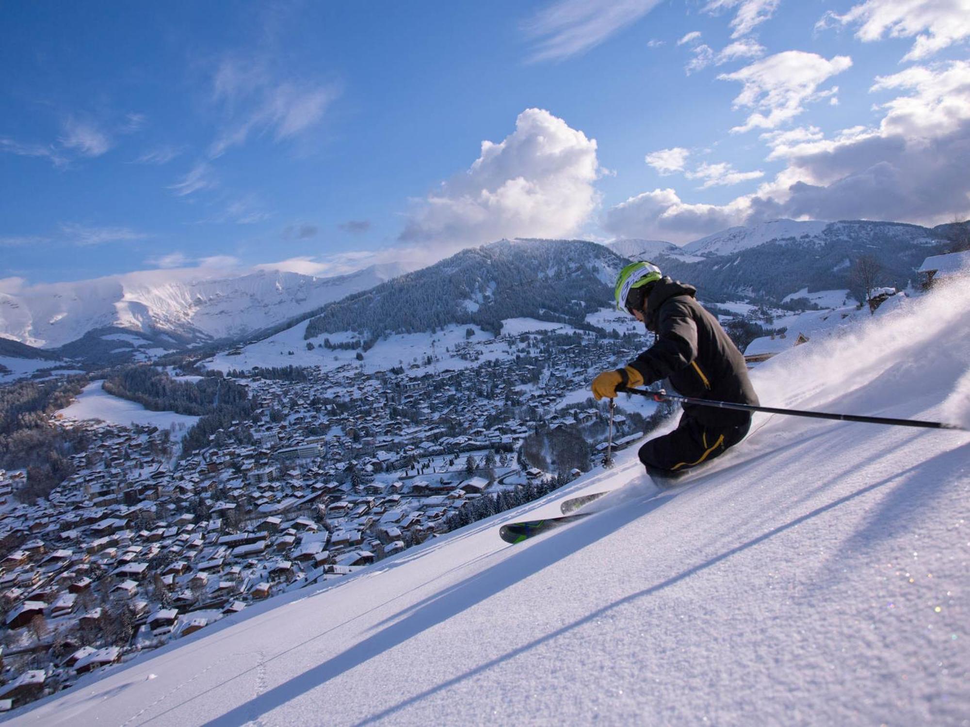 Charmant 2 Pieces A Megeve, Proche Du Centre Et Des Telecabines, Avec Balcon Et Parking - Fr-1-453-120 Eksteriør billede